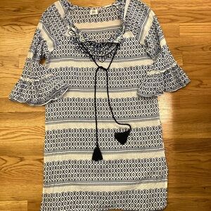 Cute lightweight bathing suit cover up from Greece! Size 4